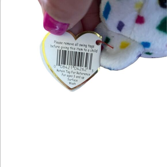 Rare TY Beanie Baby - TY2K the Bear (8.5 inch) - Stuffed Animal Toy Many Errors - Picture 5 of 8